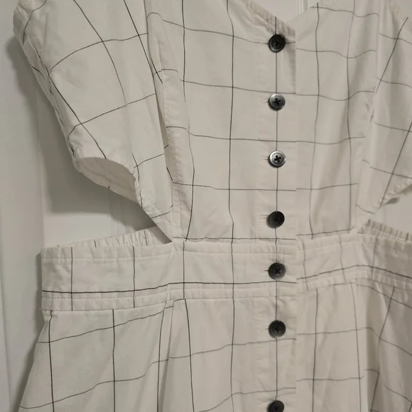 MADEWELL Windowpane Cutout Cami Mididress - Picture 6 of 12